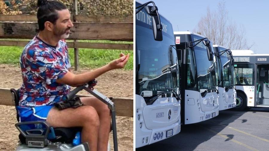 Il racconto del disabile: «Un’ora sospeso in aria fuori dal bus per il blocco della pedana»