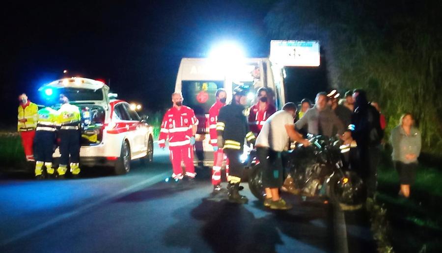 Perde il controllo della sua moto: grave un ragazzo di 18 anni
