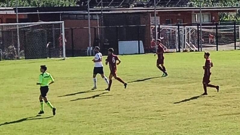 Un’azione di gioco sul campo Brizzi