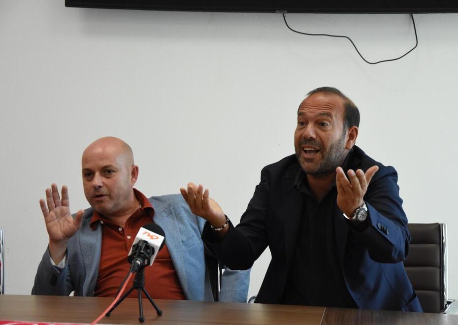 Il presidente Salvatore Guida e il direttore tecnico Claudio Anellucci (foto Bf)