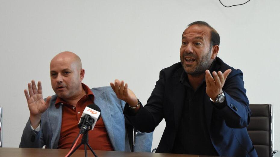 Il presidente Salvatore Guida e il direttore tecnico Claudio Anellucci (foto Bf)