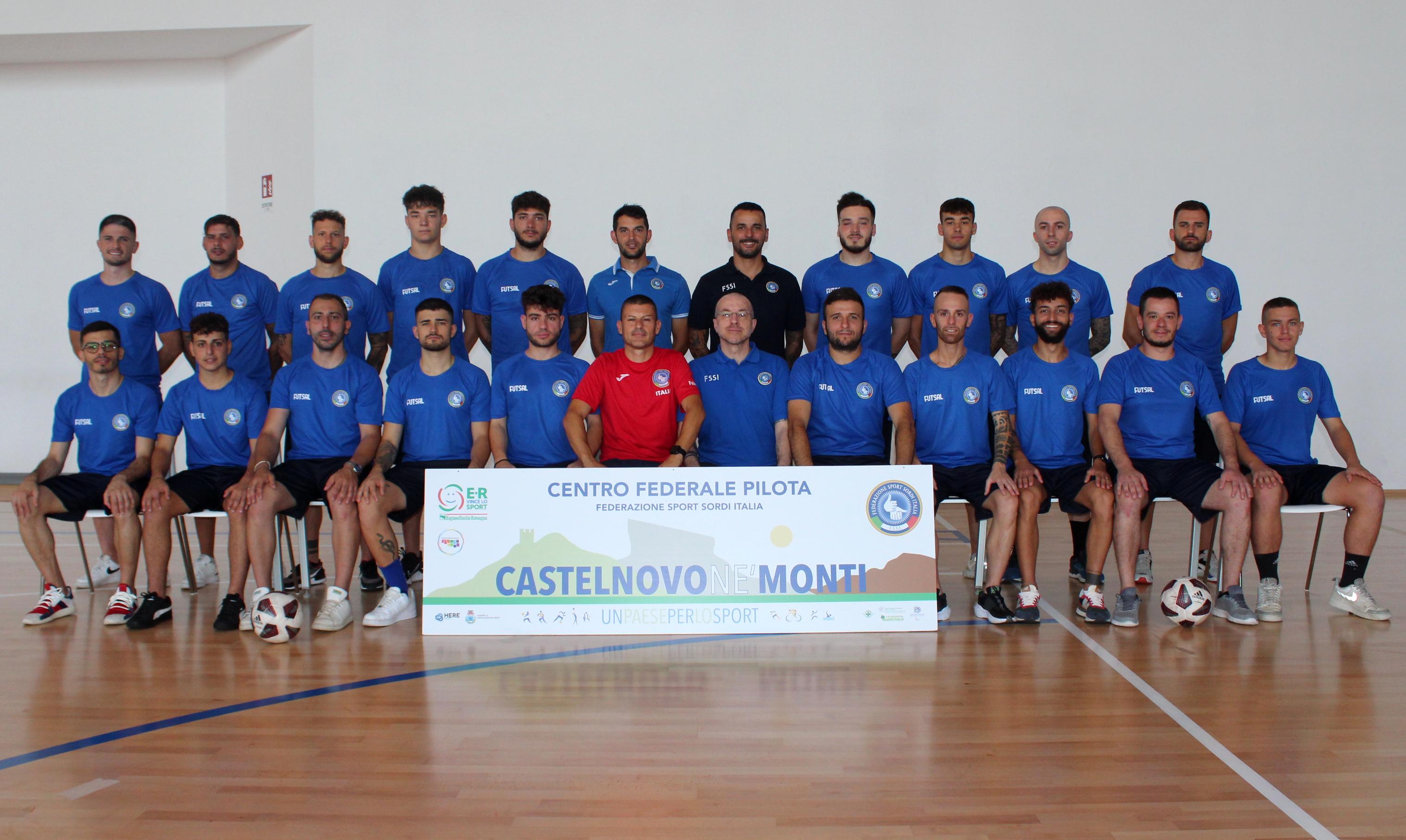 La Nazionale di calcio a 5 sordi ospite in vista dei campionati europei