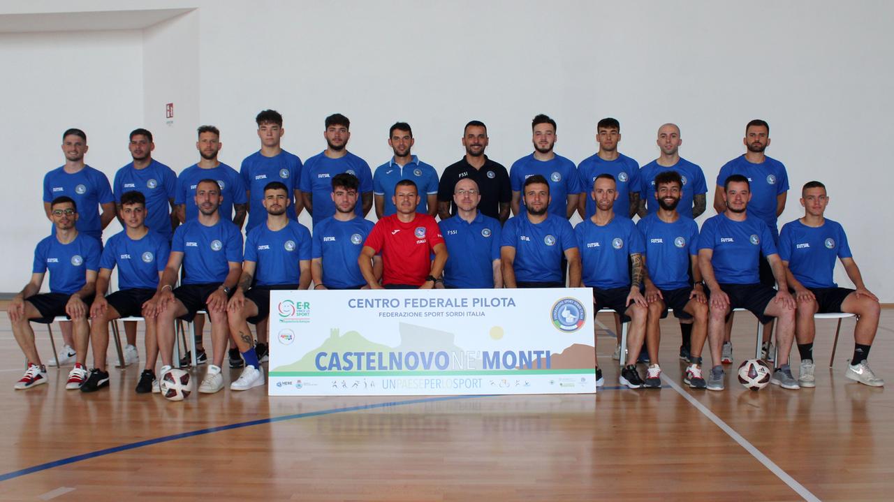 La Nazionale di calcio a 5 sordi ospite in vista dei campionati europei