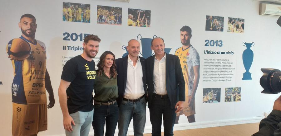Modena volley presenta Valsa Group il nuovo sponsor principale