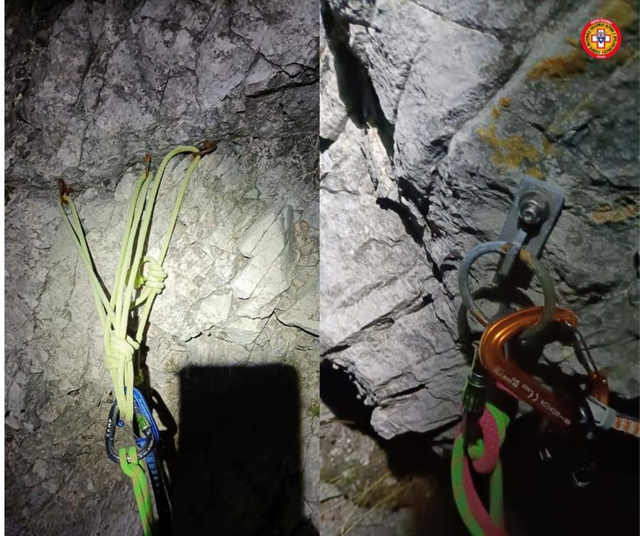 
	I due punti dove si trovanano gli alpinisti

