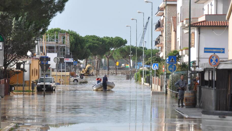 La frazione di Albinia alluvionata nel novembre 2012