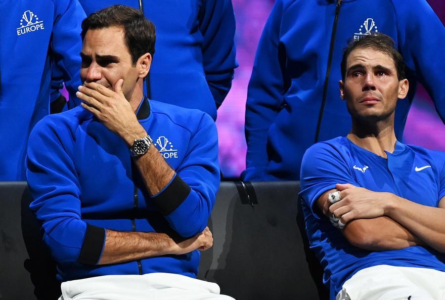 
	Le lacrime di Federer e Nadal

