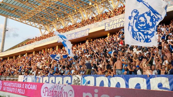 Nella foto di Autovino tifosi dell’Empoli al Castellani