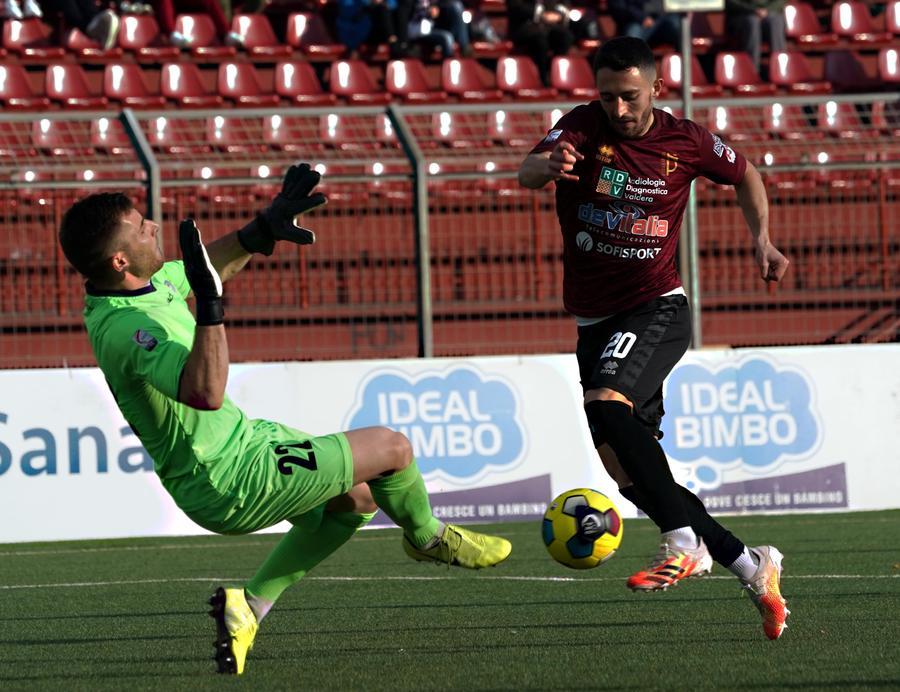Pontedera, Benedetti-gol: è pari a Cesena