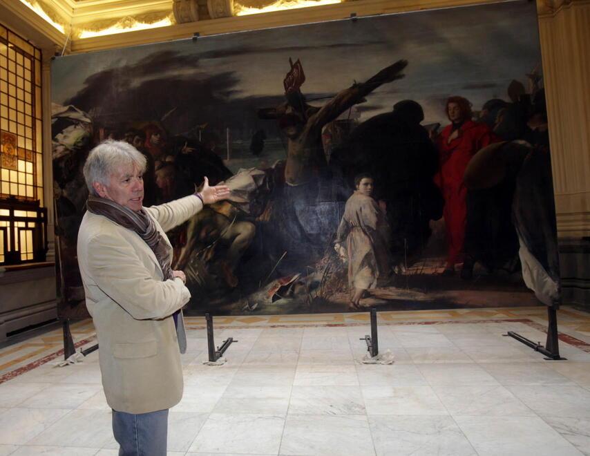 Trasloca la “Vita” di Annigoni: andrà all’Accademia Scalabrino 