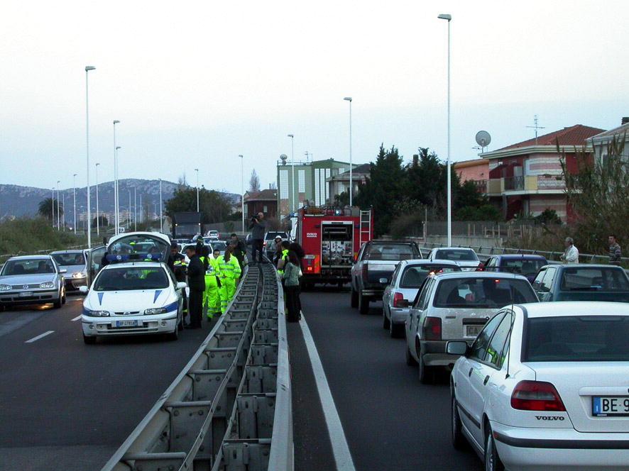 
	La statale 554 bloccata per un incidente, foto di repertorio&nbsp;

