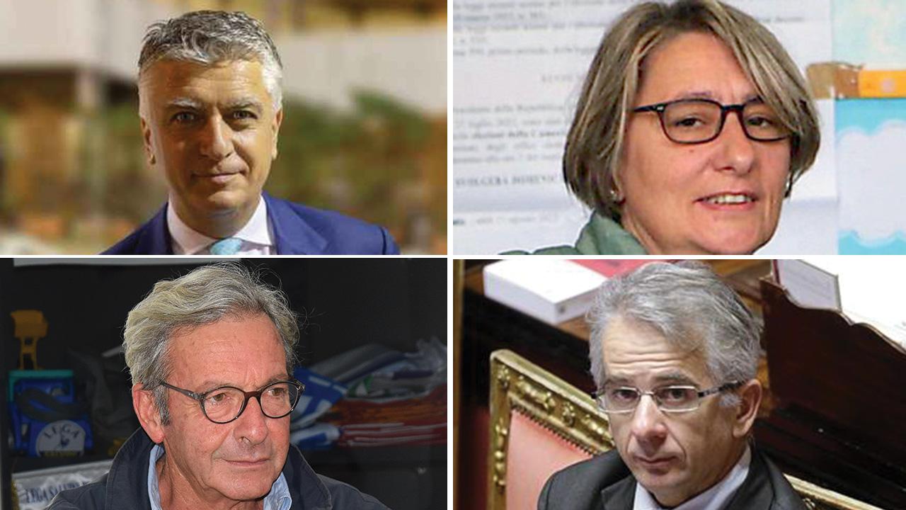 Nella foto in alto a sinistra Massimo Mallegni (FI), a destra Martina Nardi (PD).
In basso a sinistra  Mario Lolini (Lega), a destra Cosimo Maria Ferri (IV)