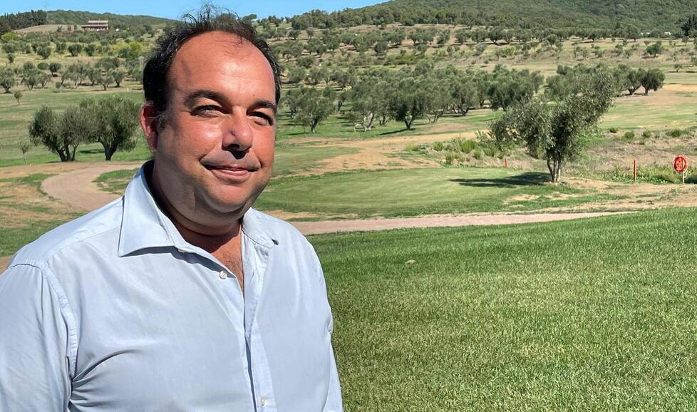 Nella foto Paolo Negroni, titolare del Riva Toscana Golf Resort (foto Giorgio)