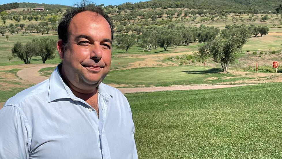 Nella foto Paolo Negroni, titolare del Riva Toscana Golf Resort (foto Giorgio)