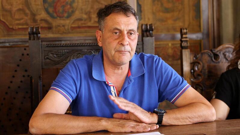 Il sindaco di Pescia, Oreste Giurlani
