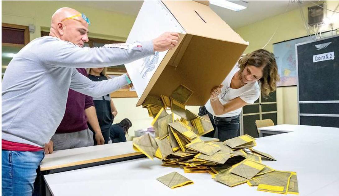 In alcune sezioni la candidata del centro-destra ha preso il doppio dei voti del candidato del Pd