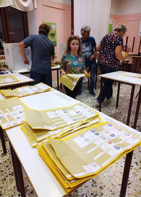 Le schede bianche a Piombino sono state 217 contro le 191 del 2018