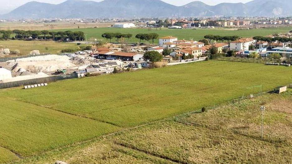 L’area a Gagno tra via San Jacopo e via Pietrasantina dove è previsto il centro