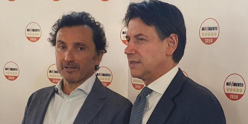 Nella foto ex consigliere comunale con Conte