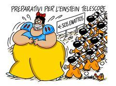 La vignetta di Gef: la Sardegna vuole l’Einstein Telescope a Sos Enattos