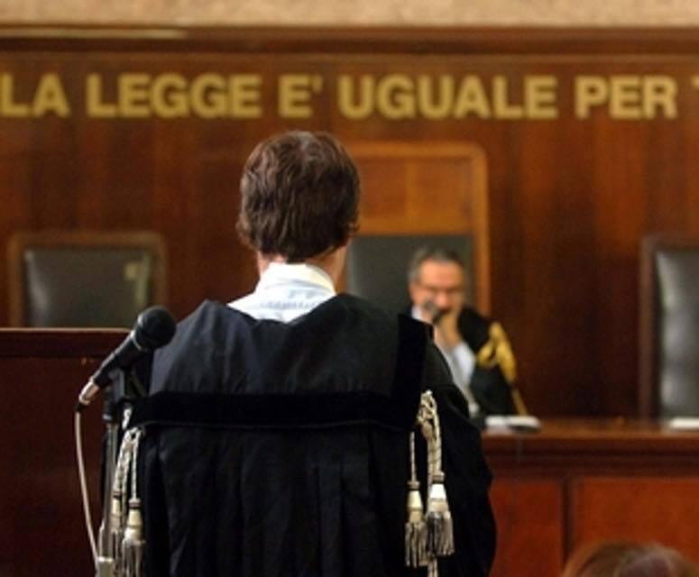Aula di tribunale (foto d'archivio)
