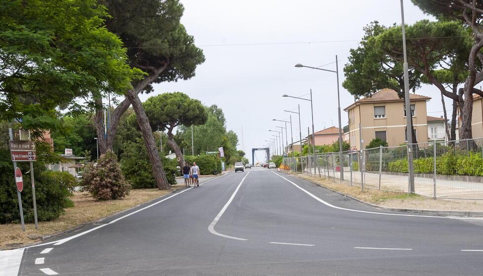 La zona a sud dello Stadio dei Pini (Foto Paglianti)