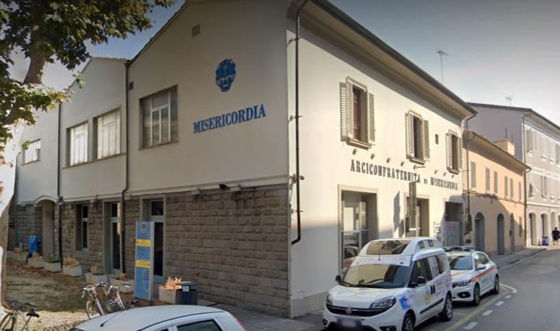 La sede della Misericordia di Empoli in via Cavour