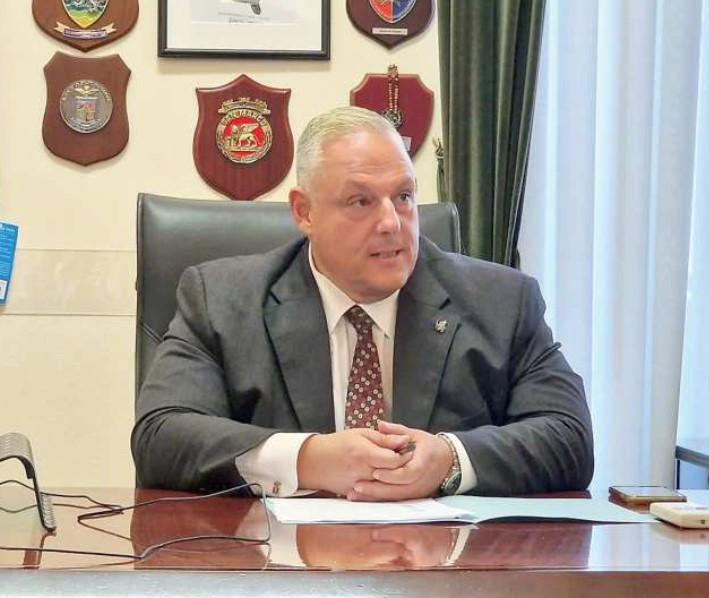 
	Il sindaco Anton Francesco Vivarelli Colonna nel suo ufficio in Comune

