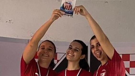 Il trio di Rebecca Bozzi, Agnese Fanti e Gaia Morbini