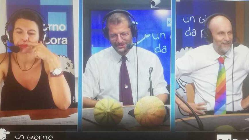 Romano in radiovisione
