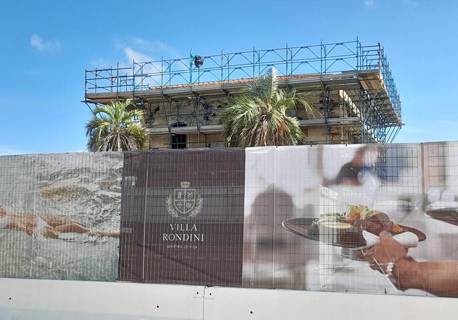 
	Il cantiere di Villa Romboli nelle aree di fronte al porto di Boccadarno

