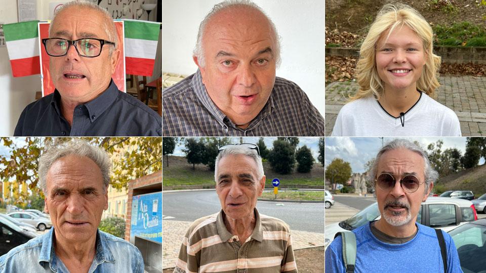 Nelle foto in alto a sinistra, in senso orario: Roberto Niccolini, Giuliano Fedi, Simona Galletti, Giuseppe Lombardi, Angelo Giardella e Dario Taddei