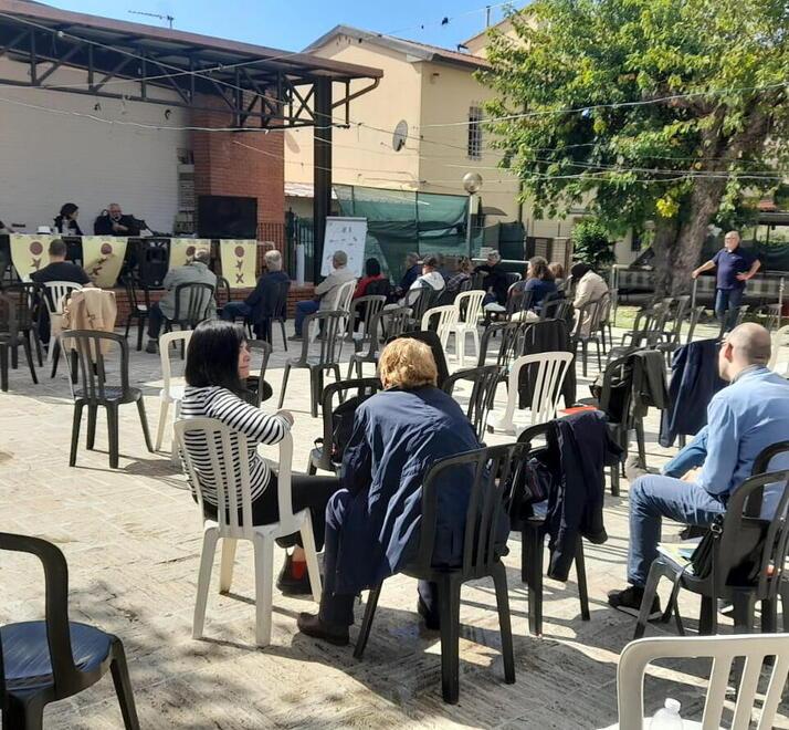 Nella foto un momento del 18º congresso dell’Arci che si è tenuto alla “Vasca Azzurra” di Nodica