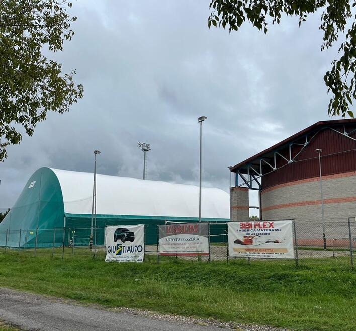 La nuova tensostruttura alla Bellaria