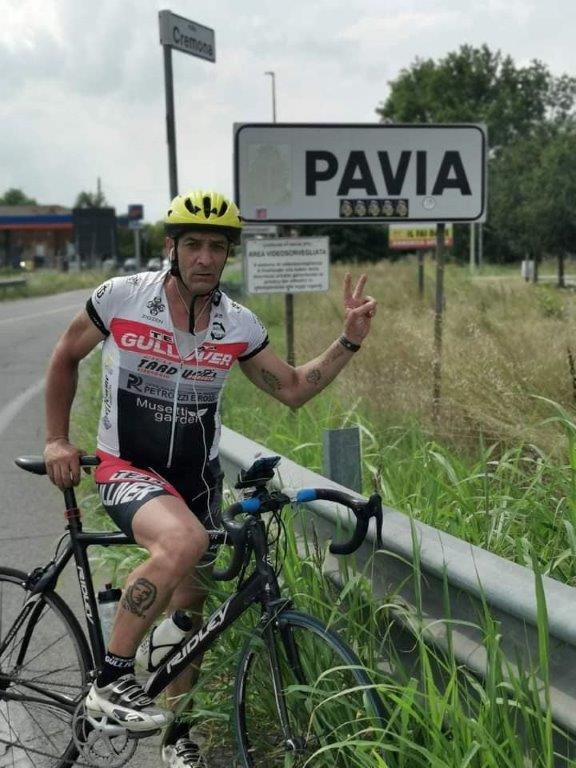 
	Passaglia in un&rsquo;altra sua impresa: quando and&ograve; a Pavia in bici a trovare un amico di leva

