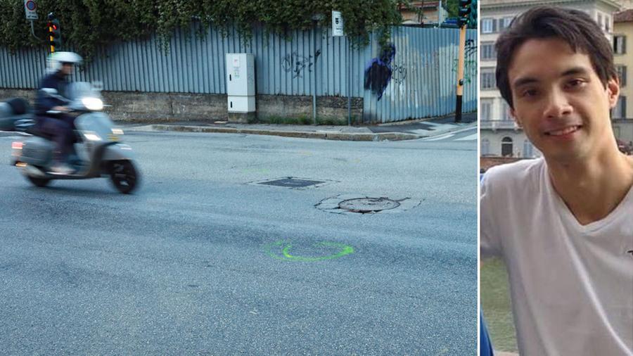 
	Il rider morto e il&nbsp;punto dove &egrave; avvenuto l'incidente

