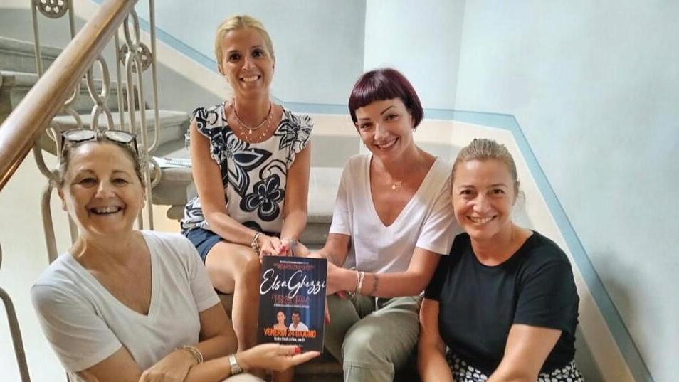 Stefania Zucchelli con tre insegnanti