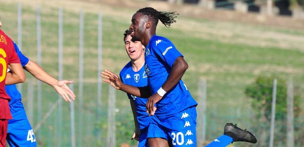 Boli festeggia il gol dell’1-0 (foto del Fc Empoli)