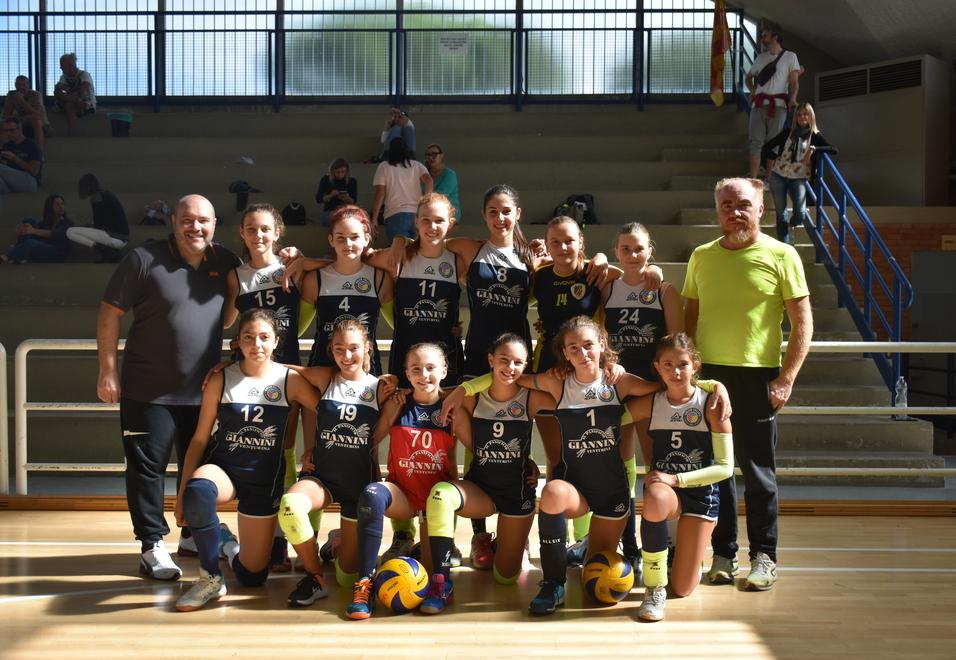 La formazione under 14 dell’Union Volley Riotorto