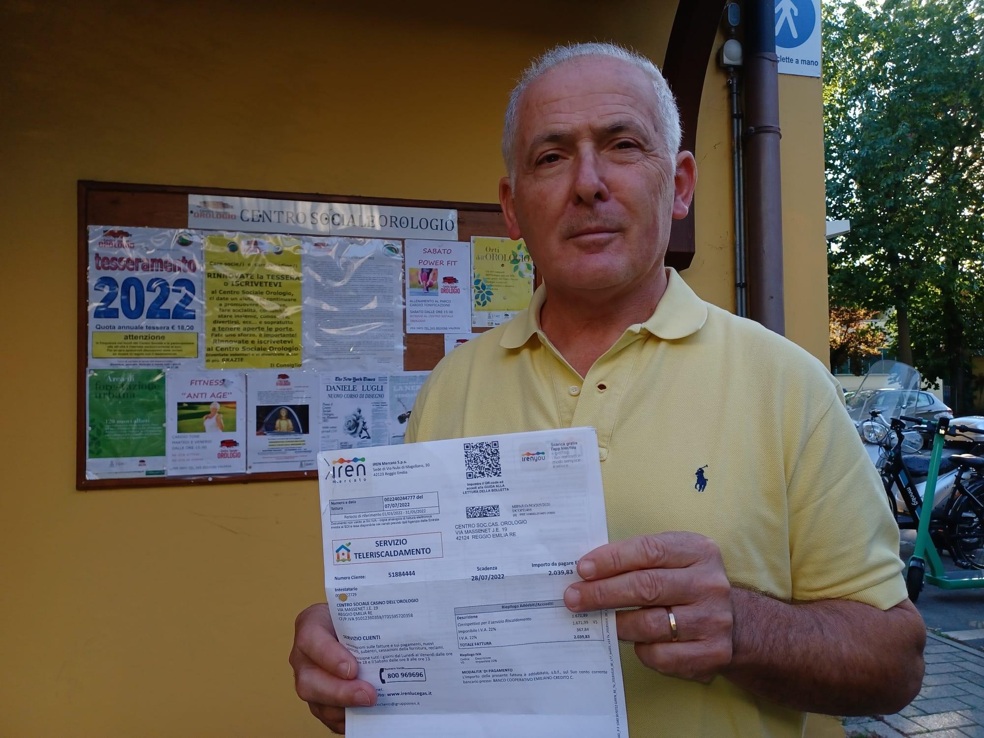 «I rincari sono insostenibili anche nei centri sociali»<br>
<br>
