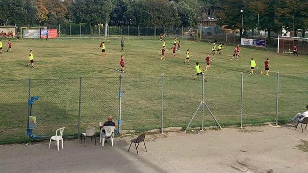 Nella foto un’immagine del campo Magnozzi ieri durante una partita amichevole