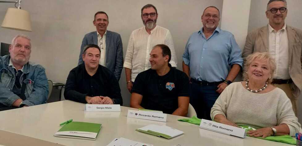 I dirigenti di Over e delle società di basket coinvolte