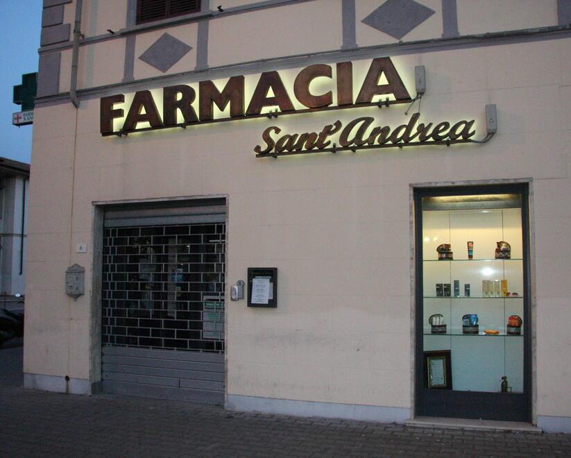La farmacia Sant’Andrea a Torre del Lago