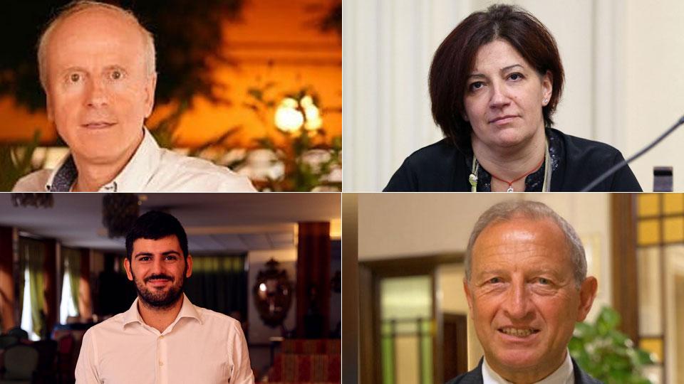 Helga Bracali (Alassio), sotto Giancarlo Poli (Plaza e Locanda Maggiore), Eugenio Moschini Pancioli (Tamerici & Principe), sopra Giovanni Biondi (Biondi)