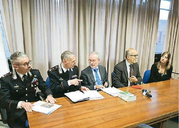 La conferenza stampa degli inquirenti per l’operazione Drago