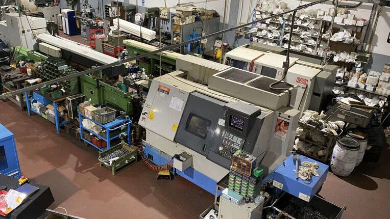 L’officina meccanica Emmepi (foto dal sito aziendale)