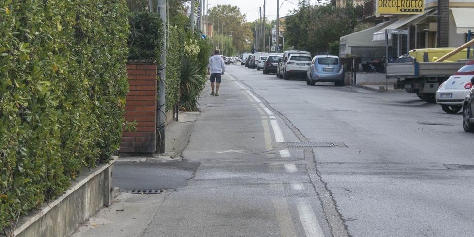 Una delle strade in cui dovrà passare la fibra ottica