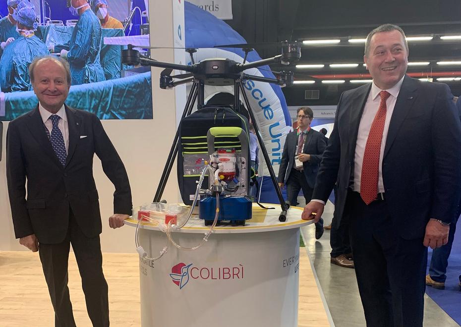 Medolla. Colibrì, il salvavita super-leggero In caso di malore arriva in drone 