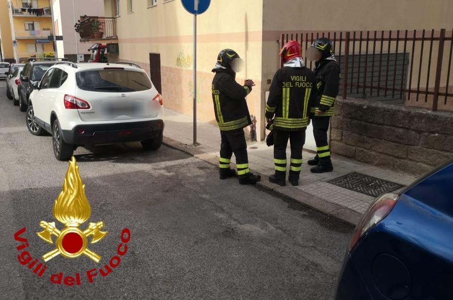 Sassari, fuga di gas in via Alivia: intervengono i vigili del fuoco