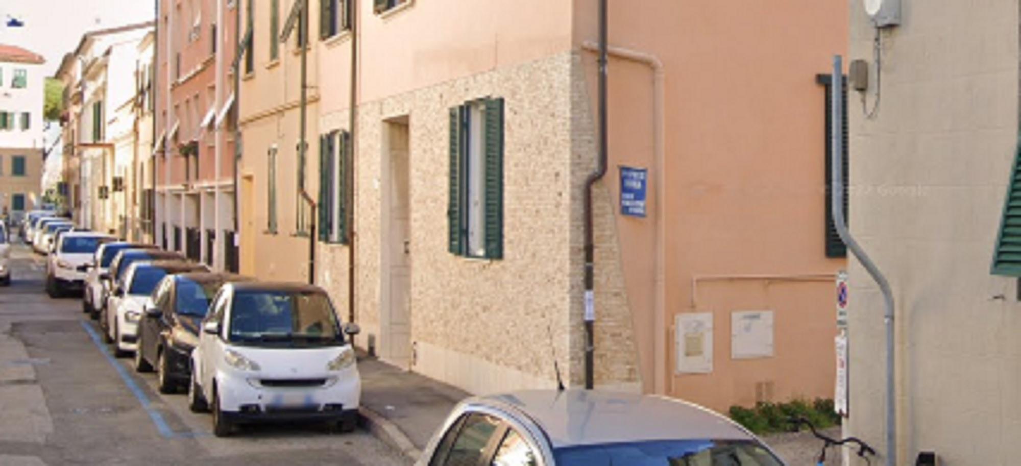 Una veduta di via degli Asili